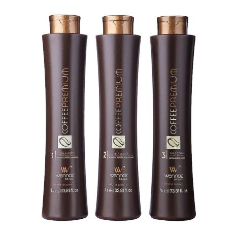 Набор кератина Wennoz Brasil Coffee Premium Keratin 3х100 г (разлив)