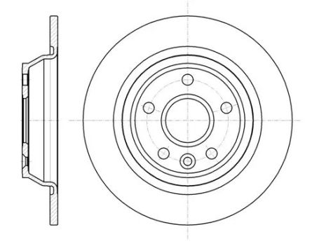 Диск тормозной LAND ROVER, VOLVO S60, FORD GALAXY, REMSA (6116700)