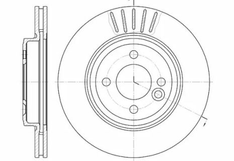 Диск гальмівний MINI MINI, REMSA (662410)