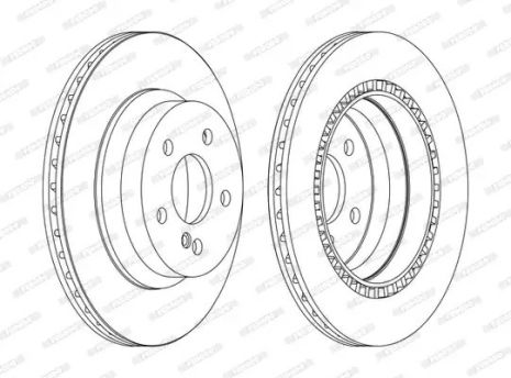 Диск тормозной MERCEDES-BENZ CLS, MERCEDES-BENZ E-CLASS, MERCEDES-BENZ GLK-CLASS, FERODO (DDF1672C)