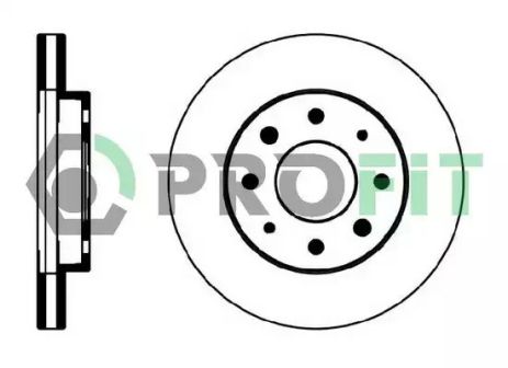 Диск тормозной VOLVO V40, PROTON IMPIAN, MITSUBISHI SPACE, PROFIT (50100885)