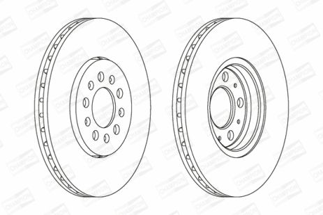 Диск тормозной VW, SEAT TOLEDO, SKODA FABIA, CHAMPION (562041CH)