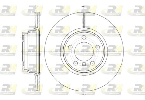 Диск тормозной BMW 4, BMW 3, BMW 2, ROAD HOUSE (6145210)