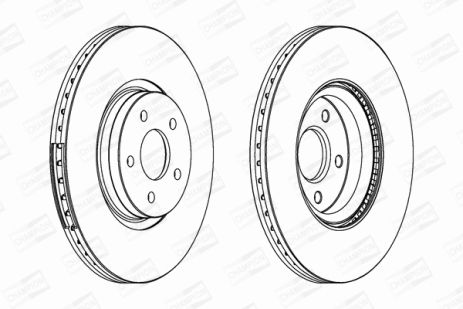 Диск тормозной FORD TOURNEO, VOLVO V40, VOLVO C70, CHAMPION (562434CH1)