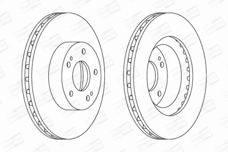 Диск тормозной MITSUBISHI GRANDIS, CHAMPION (562873CH)