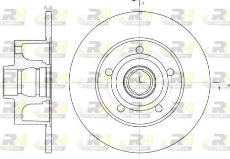 Диск тормозной AUDI A4, ROAD HOUSE (643100)