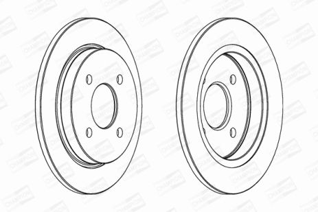 Диск тормозной TVR CHIMAERA, PANTHER KALLISTA, FORD FOCUS, CHAMPION (561375CH)