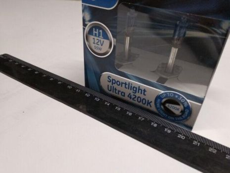 Лампа General Electric H1 12V 55W Sport Light Ultra 4200K Xenon Effect +30% (50310SBU.2D) пара