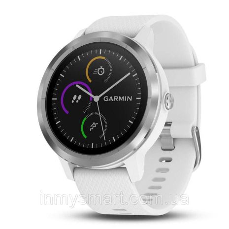 Умные часы Smart Watch Garmin Vivoactive 3 White/Silver