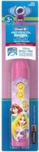Электрическая детская зубная щетка на батарейках "Oral-B" несъёмная насадка Принцессы TP0021