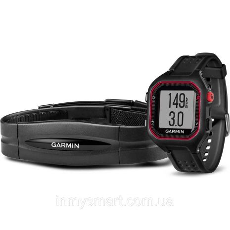 Умные часы Smart Watch Garmin Forerunner 25 HRM Black/Red