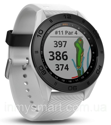 Умные часы Smart Watch Garmin Approach S60 GPS Golf Watch White