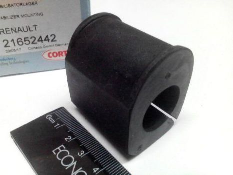 Втулка стабілізатора переднього Kangoo I, CORTECO (21652442) внутрішня/d23 мм (7700785788)