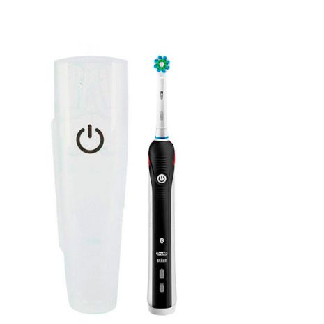 Зубная щетка Oral-B D601 SMART 4 Bluetooth Light Black + футляр ЕС