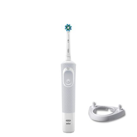 Зубная щетка Oral-B Vitality 100 Cross Action White + подставка рожок ЕС