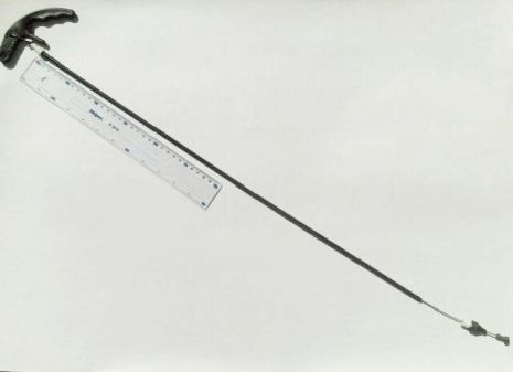 Трос капота Таврія, Запоріжжя (з ручкою) гнучкий (110206-840616)