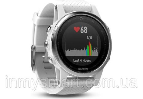 Умные часы Smart Watch Garmin fenix 5S White with Carrara White Band (010-01685-00)