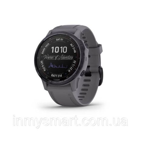 Умные часы Smart Watch Garmin fenix 6S Pro Solar Amethyst Steel with Shale Gray Band (010-02409-15)