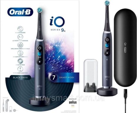 Электрическая зубная щетка Oral-B iO Series 9N Black Onyx 7 режимов