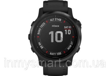 Умные часы Smart Watch Garmin Fenix 6S Pro Black With Black Band (010-02159-14)