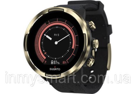 Умные часы Smart Watch Suunto 9 Baro Gold Leather 10 АТМ