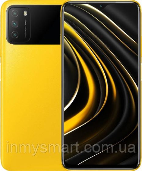 Смартфон Xiaomi Poco M3 4/64 GB Poco Yellow SoC Qualcomm Snapdragon 662 6000 мАч