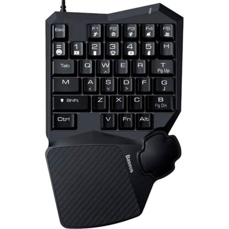 Клавіатура Baseus Gamo One-Handed Gaming Keyboard Black (GMGK01-01)