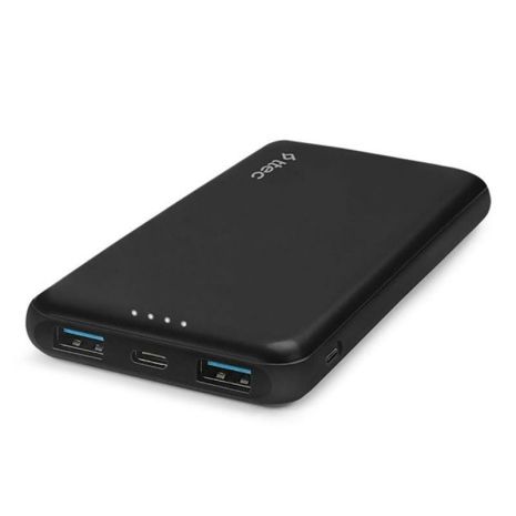 Універсальна мобільна батарея Ttec 10000mAh PD/QC 3.0 PowerSlim Pro Black (2BB167S)