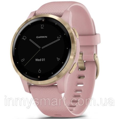 Умные часы Smart Watch Garmin vivoactive 4S Dust Rose/Light Gold (010-02172-32)