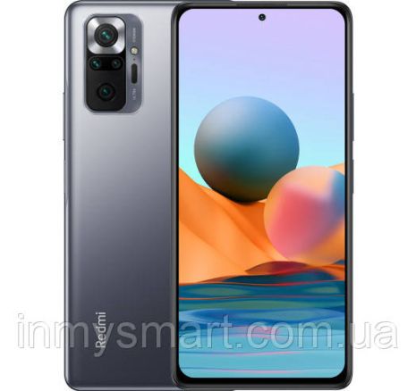 Смартфон Xiaomi Redmi Note 10 Pro 6/128GB Global NFC Grey Qualcomm Snapdragon 732G 5020 мАч