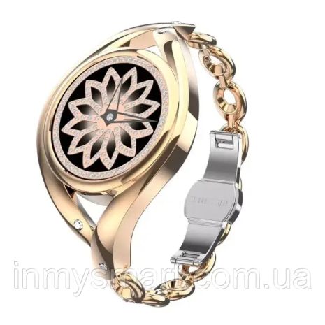 Женские умные часы Smart Watch Lemfo Lem1995 Gold пульсометр, счетчик калорий, тонометр, шагомер