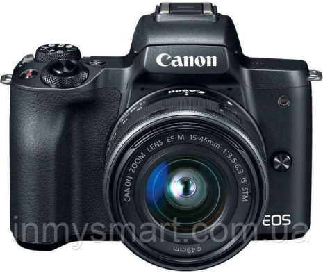 Беззеркальный фотоаппарат Canon EOS M50 Mark II kit (15-45mm) IS STM Black