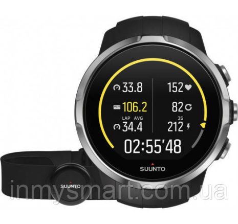 Умные часы Smart Watch Suunto Spartan Sport Black Chest HR (SS0226480)