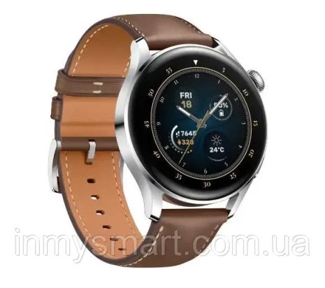 Умные часы Smart Watch Huawei Watch 3 Classic Edition Brown пульсоксиметр, датчик сердечного ритма