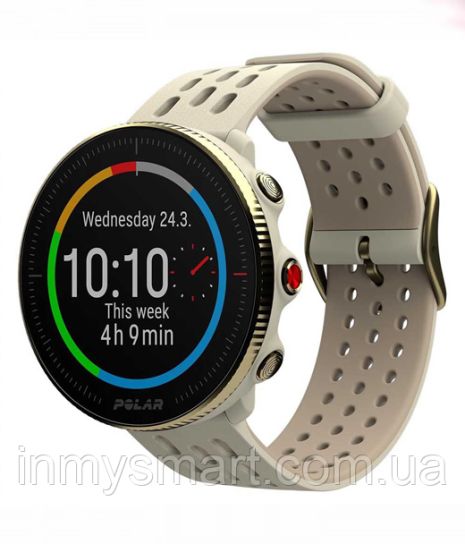 Умные часы Smart Watch Polar Vantage M2 Gold-Champagne пульсометр, шагомер, счетчик калорий