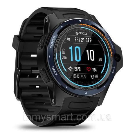 Умные часы Smart Watch Zeblaze THOR 5 black двойной процессор 545 mAh GPS часы