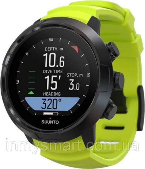 Декомпрессиметр Suunto D5 Black Lime компьютер для дайвинга