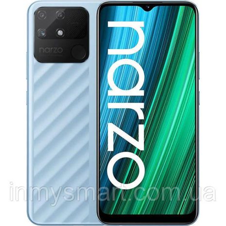 Смартфон Realme Narzo 50a 4/128GB Oxygen Blue MTK Helio G85 6000 мАч