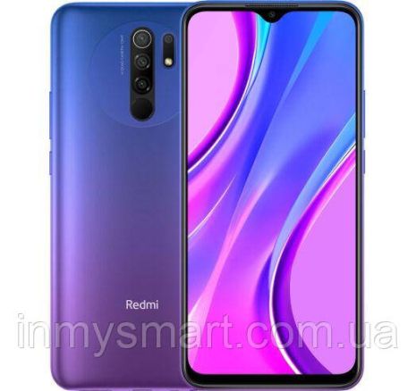 Смартфон Xiaomi Redmi 9 4/128GB Purple Helio G80 5020 мАч