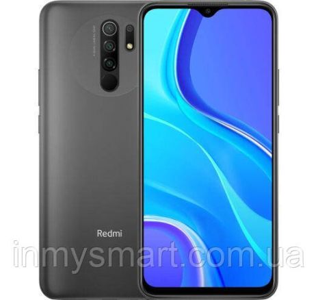 Смартфон Xiaomi Redmi 9 4/128GB Grey Helio G80 5020 мАч