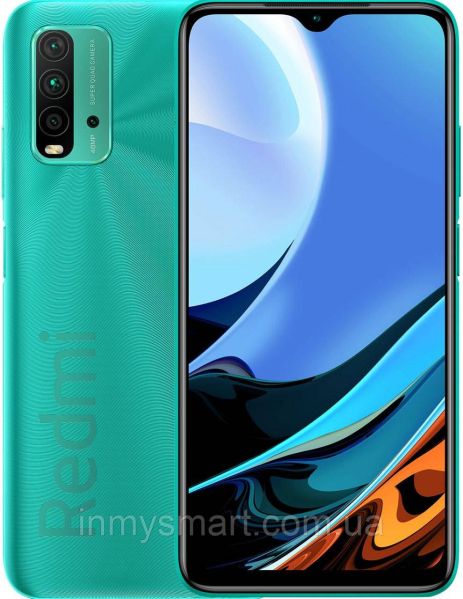 Смартфон Xiaomi Redmi Note 9 4G 6/128GB Green NO NFC 6000 мАч