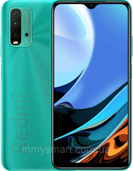 Смартфон Xiaomi Redmi Note 9 4G 4/128GB Green NO NFC 6000 мАч