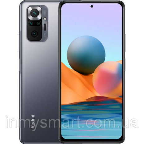 Смартфон Xiaomi Redmi Note 10 Pro 6/64GB Global NFC Onyx Gray Qualcomm Snapdragon 732G 5020 мАч