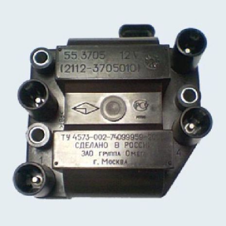 Модуль зажигания ВАЗ 2112 8-16 кл. инж., Омега (55.3705) (2112-3705010)
