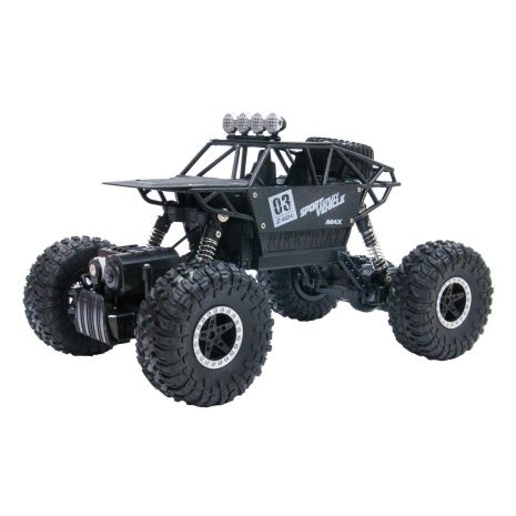 Автомобіль OFF-ROAD CRAWLER на р/в - MAX SPEED (матовий чорний, метал. корпус, 1:18)