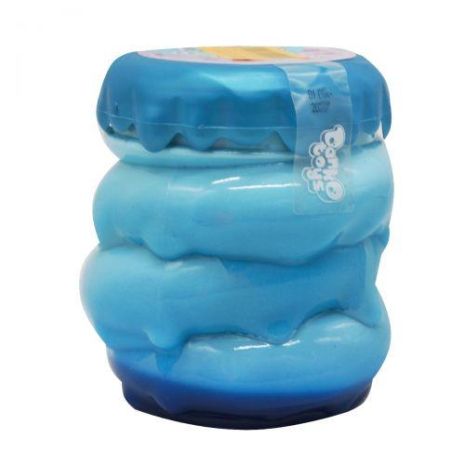 Слайм Danko Toys Fluffy Slime у банку блакитний рус 440 г FLS-04-01