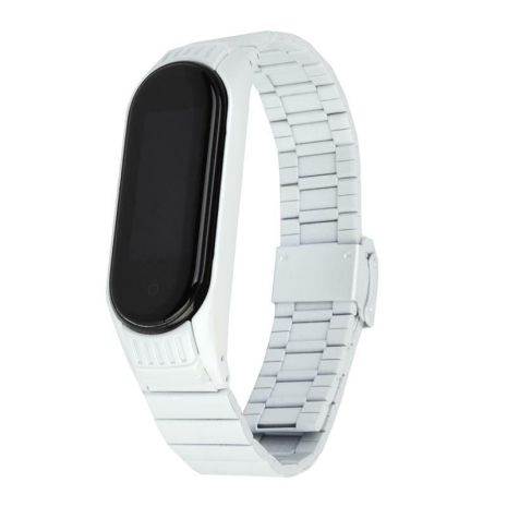 Ремешок Armorstandart Metal Band Link 603 для Xiaomi Mi Band 6/5 Creamy White (ARM59065)