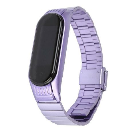 Ремешок Armorstandart Metal Band Link 603 для Xiaomi Mi Band 6/5 Light Purple (ARM59067)