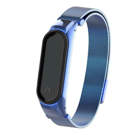 Ремешок Armorstandart Metal Milanese Magnetic для Xiaomi Mi Band 4/3 Blue (ARM55914)