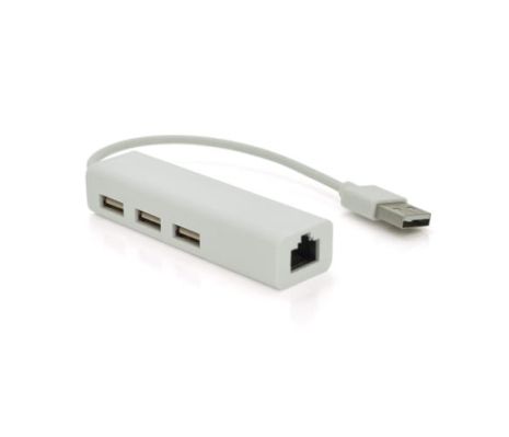 Мережевий адаптер Veggieg U2-3U/15022 (USB 2.0, 3хUSB 2.0, 1хGE LAN)